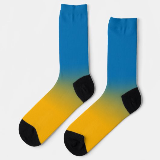 Ukraine, Farben der Freiheit Socken (Linkes Detail)