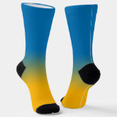 Ukraine, Farben der Freiheit Socken (Gewinkelt)