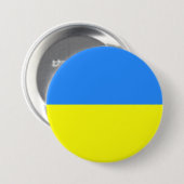 Ukraine, Farben der ukrainischen Flagge Button (Vorne & Hinten)