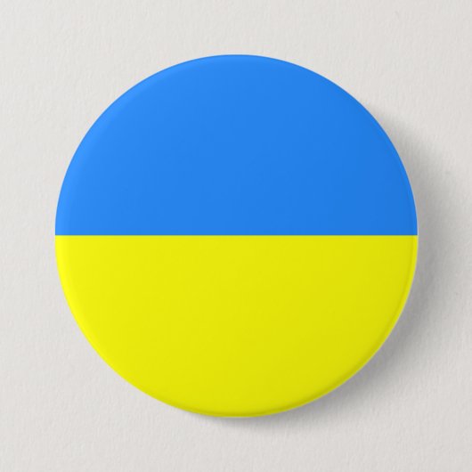 Ukraine, Farben der ukrainischen Flagge Button (Vorderseite)
