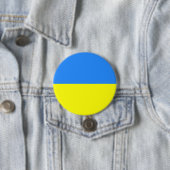 Ukraine, Farben der ukrainischen Flagge Button (Beispiel)