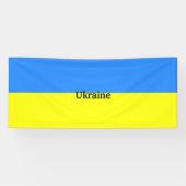 Ukraine Farben, Flagge der Ukraine Banner (Horizontal)