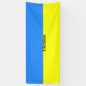 Ukraine Farben, Flagge der Ukraine Banner (Vertikal)
