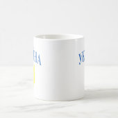 Ukraine-Farben Kaffeetasse (Mittel)