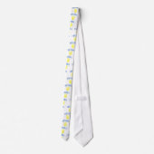 Ukraine-Farben Krawatte (Rückseite)