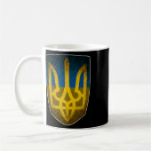 Ukraine Flag And Trident Ukrainian Kaffeetasse (Links)