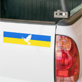 Ukraine Flag Autoaufkleber Taube der Friedensfreih (Auf Lkw)