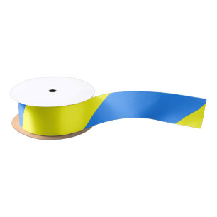 Ukraine Flag Blauer Gelber Thunder_Cove Satin Ribb Satinband