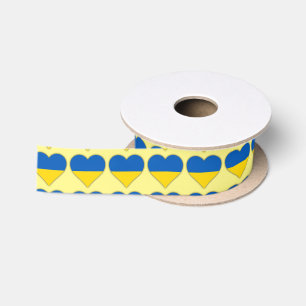 Ukraine Flag Blauer Gelber Thunder_Cove Satin Ribb Satinband