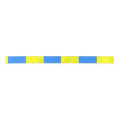 Ukraine Flag Blauer Gelber Thunder_Cove Satin Ribb Satinband (Vorderseite)