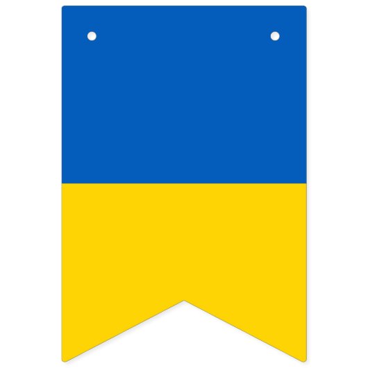 Ukraine flag bunting banner (Erste Fahne)