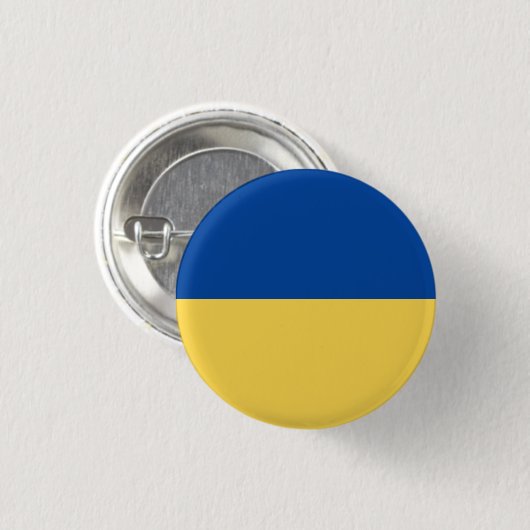 UKRAINE FLAG BUTTON (Vorne & Hinten)