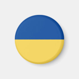 UKRAINE FLAG BUTTON MAGNET