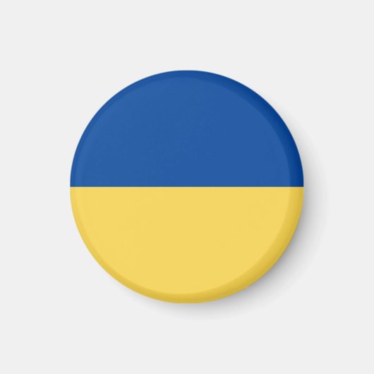 UKRAINE FLAG BUTTON MAGNET (Vorne)
