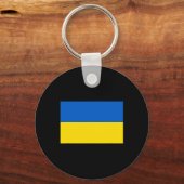 Ukraine Flag Design Schlüsselanhänger (Vorderseite)