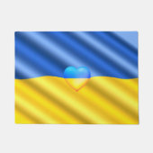 Ukraine Flag Doormat - Freiheit Fußmatte (Vorderseite)