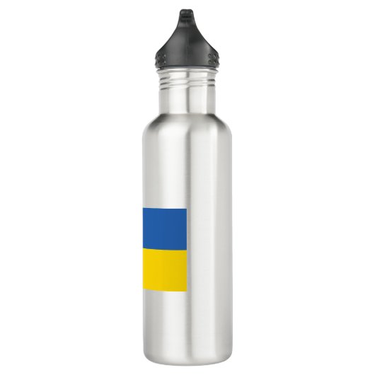 UKRAINE-FLAG EDELSTAHLFLASCHE (Rechts)
