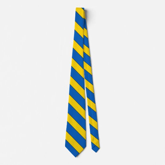 Ukraine Flag Farben Elegant Krawatte (Vorderseite)