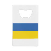 UKRAINE-FLAG GELDBEUTEL FLASCHENÖFFNER (Vorderseite)