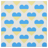 Ukraine Flag Herzmuster Stoff (Muster)
