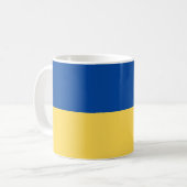 UKRAINE FLAG KAFFEETASSE (Vorderseite Links)