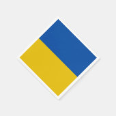 Ukraine Flag Napkins Serviette (Ecke)