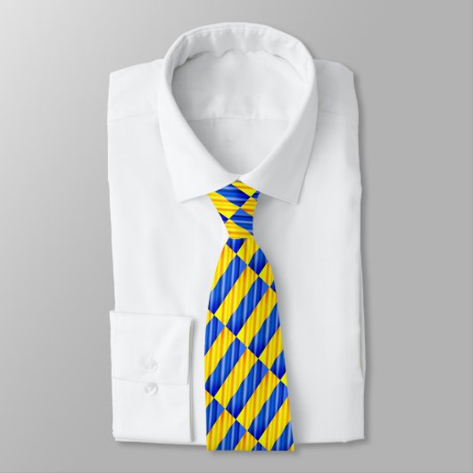 Ukraine Flag Neck Tie Unterstützung Freiheit Ukrai Krawatte (Gebunden)