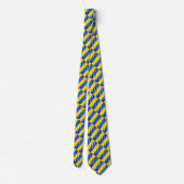 Ukraine Flag Neck Tie Unterstützung Freiheit Ukrai Krawatte (Rückseite)
