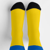 Ukraine Flag Patriotic Ukrainisches Blau & Gelb Socken (Oben)