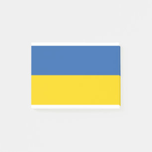 UKRAINE-FLAG POST-IT KLEBEZETTEL