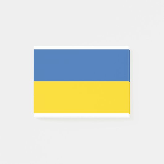UKRAINE-FLAG POST-IT KLEBEZETTEL (Vorderseite)