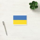 UKRAINE-FLAG POST-IT KLEBEZETTEL (Büro)