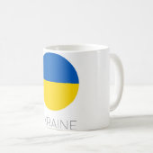 Ukraine Flag Reise Kaffee Umarmung Kaffeetasse (VorderseiteRechts)
