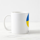 Ukraine Flag Reise Kaffee Umarmung Kaffeetasse (Links)