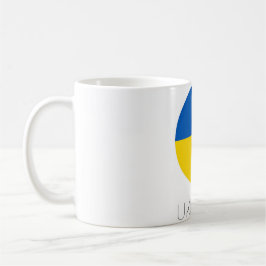 Ukraine Flag Reise Kaffee Umarmung Kaffeetasse
