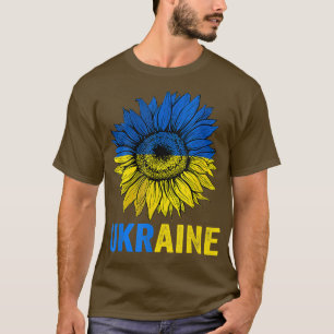 Ukraine Flag Sonnenblumen Vintag ukrainische Unter T-Shirt