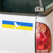 Ukraine Flag Sticker Dove of Peace - Freedom Autoaufkleber (Auf Lkw)