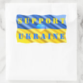 Ukraine Flag Sticker Herz - Unterstützung der Frei (Tasche)