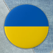 Ukraine Flag Support Blue Yellow Gold Ukraine Button