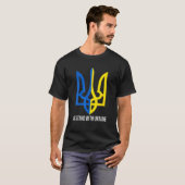 UKRAINE FLAG SYMBOL T-Shirt (Vorne ganz)