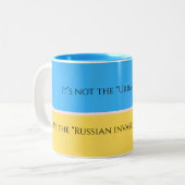 UKRAINE FLAG TASSE (Vorderseite Links)