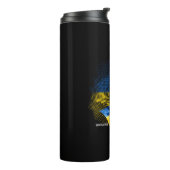 Ukraine flag thermosbecher (Nach links gedreht)