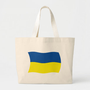Ukraine Flag Tote Bag Jumbo Stoffbeutel