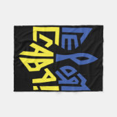 Ukraine Flag Ukrainian Shirt Men Ukrainian Symbols Fleecedecke (Vorderseite (Horizontal))