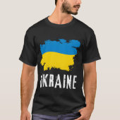 Ukraine Flag Ukrainian Support Pride gift T-Shirt (Vorderseite)