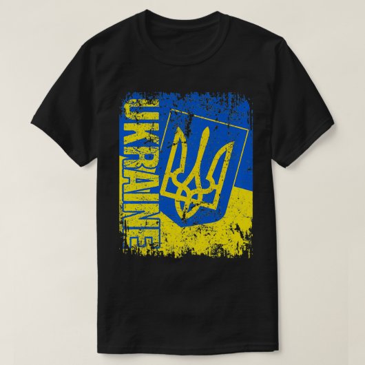 UKRAINE Flag Vintage Distressed UKRAINE Pullover (Design vorne)