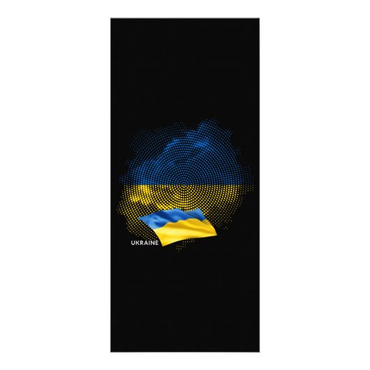 Ukraine flag werbekarte (Vorne)