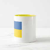 UKRAINE-FLAG ZWEIFARBIGE TASSE (Mittel)