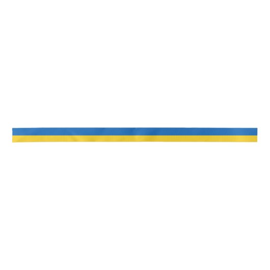 Ukraine-Flagge 1,5" Satinband (Vorderseite)