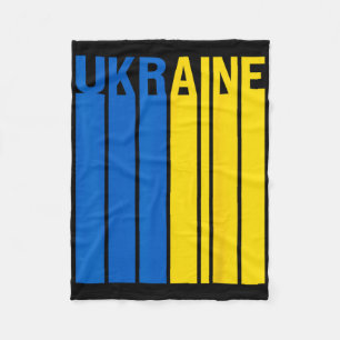 Ukraine-Flagge 3 Fleecedecke